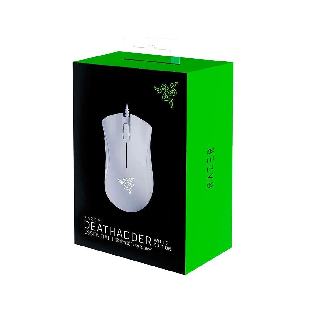 Pelė žaidimams Razer DeathAdder Essential, Balta