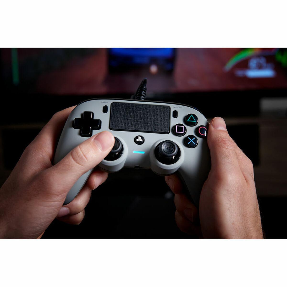 NACON PS4OFCPADGREY žaidimų valdiklis Žaidimų pultelis PlayStation 4 Analoginis / skaitmeninis Pilka
