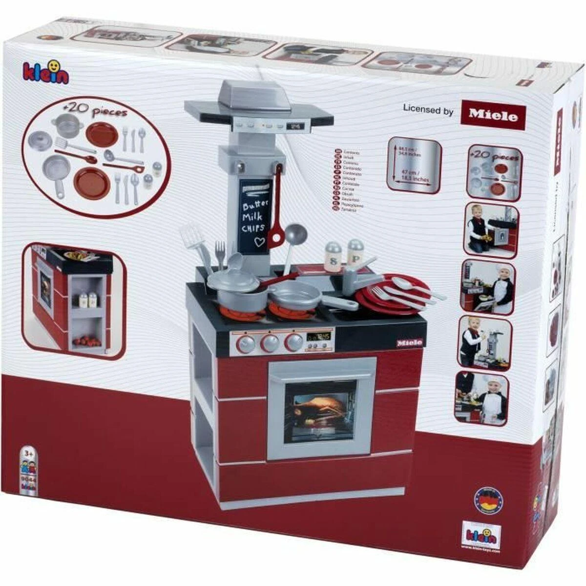 Vaikiška virtuvė Klein Toys, įvairių spalvų