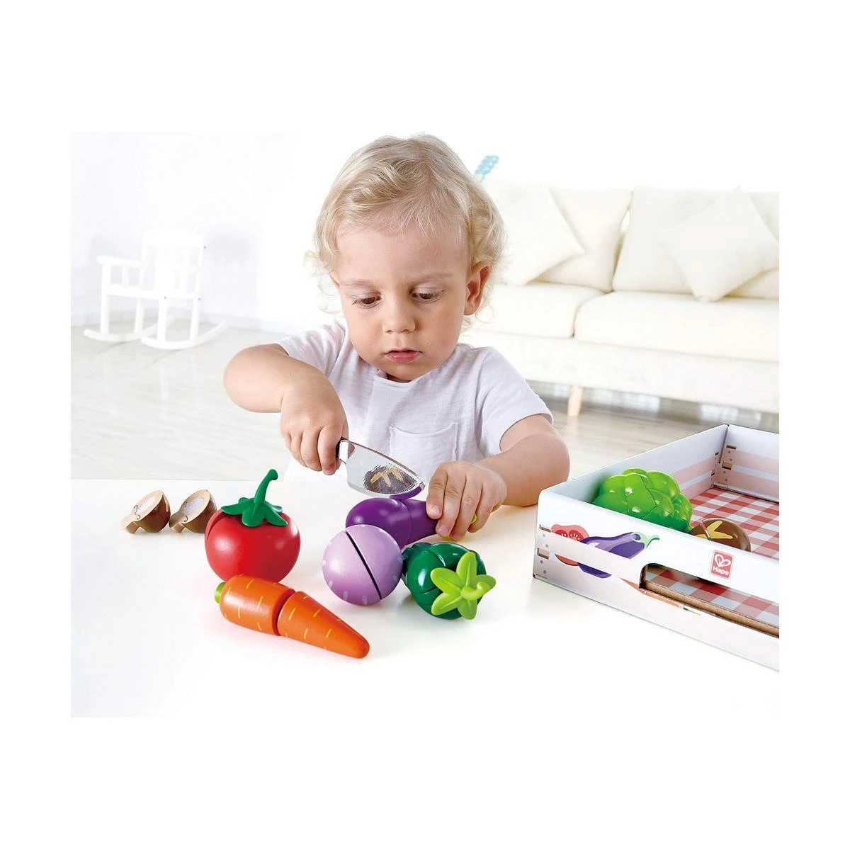 HAPE Žaislinis rinkinys Sodo daržovės, E3161B