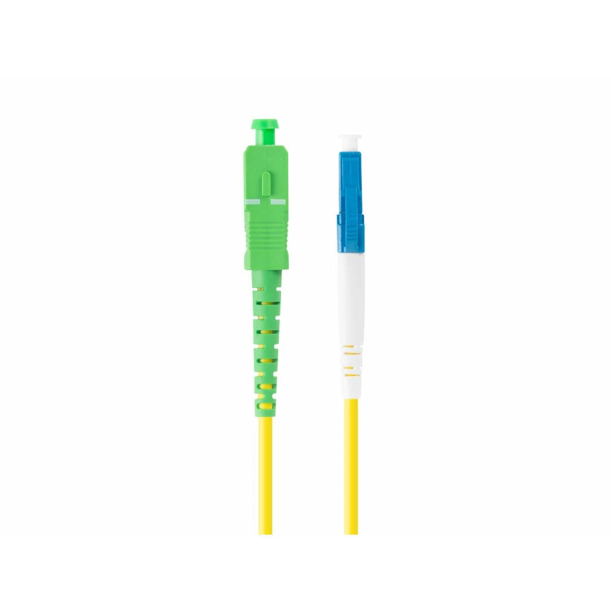 LANBERG šviesolaidinis patchcord SM LC/UPC-SC/APC simplex 2m LSZH g657a1 3.0mm geltonas
