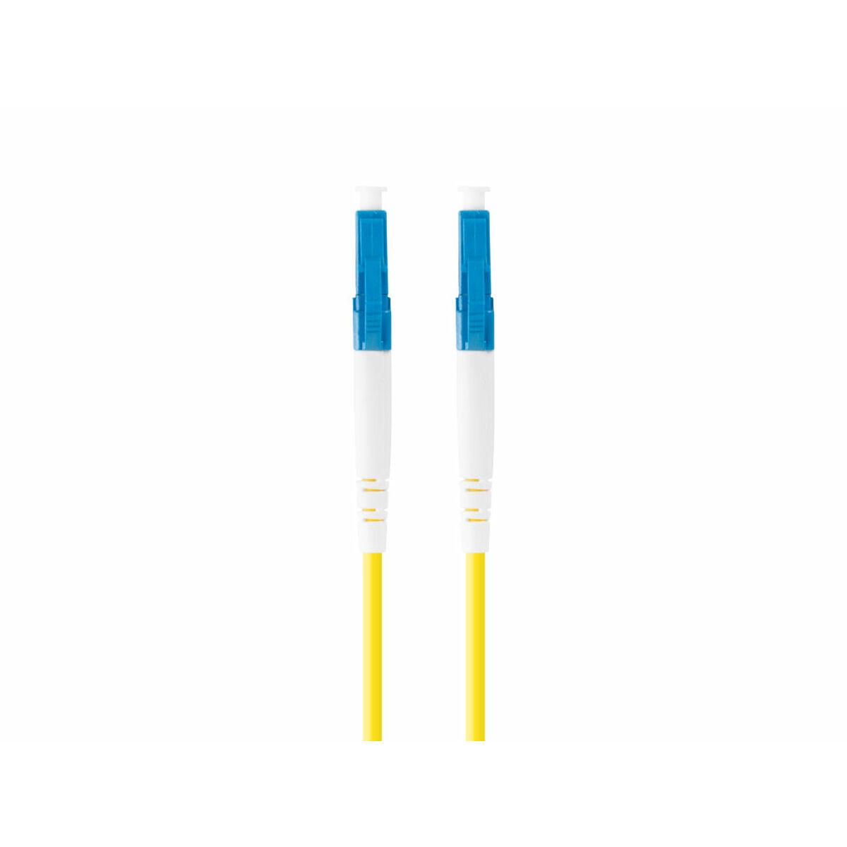 LANBERG šviesolaidinis laidas SM LC/UPC-LC/UPC simplex 5m LSZH g657a1 3.0mm geltonas