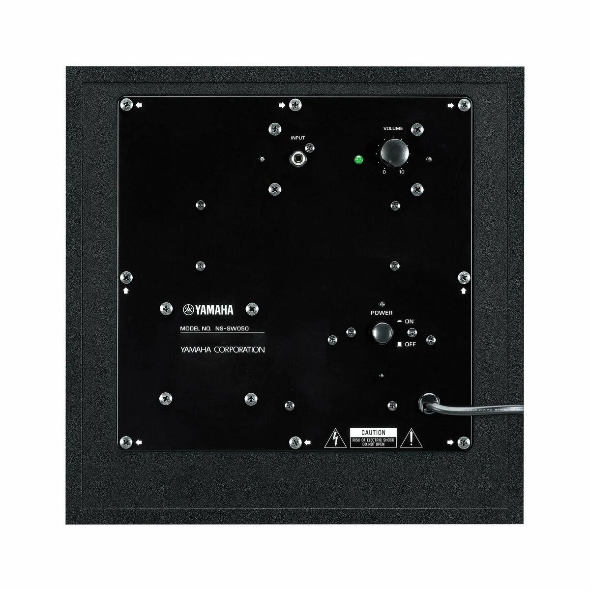 Yamaha NS-SW050 žemų dažnių kolonėlė, Juodos spalvos