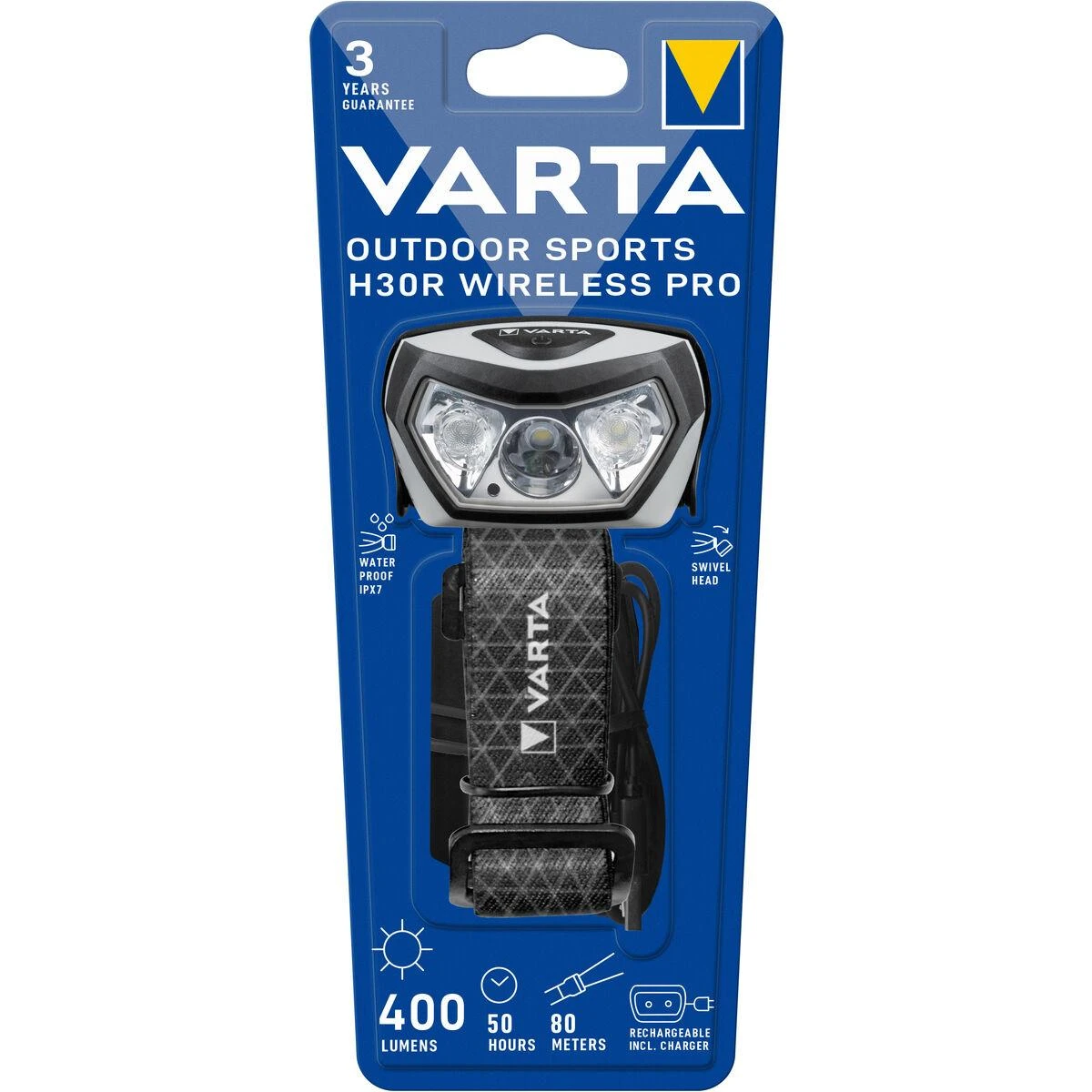 Varta Outdoor sports H30R Wireless PRO 18650 prožektorius