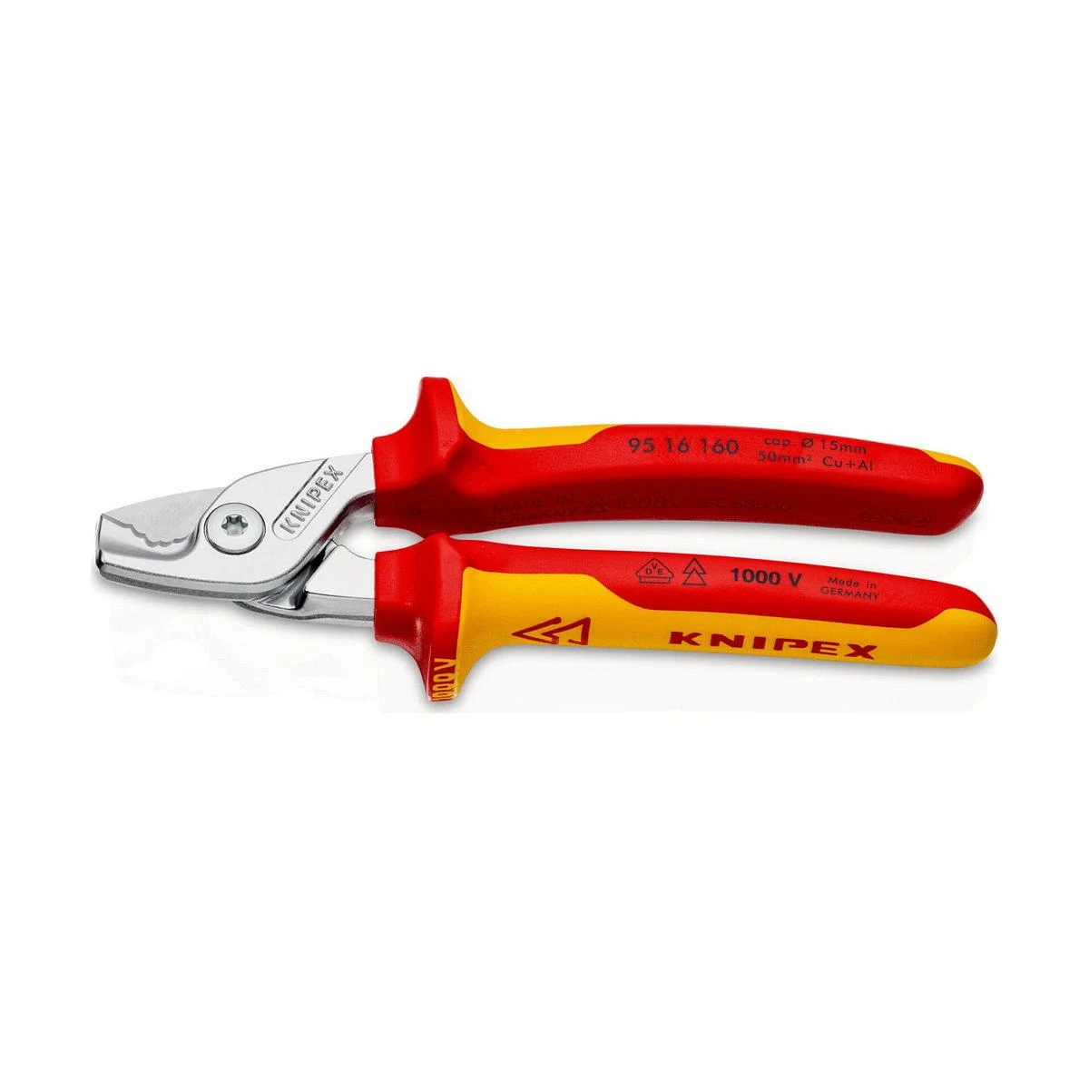 Elektrikų kabelio žirklės KNIPEX 951660SB