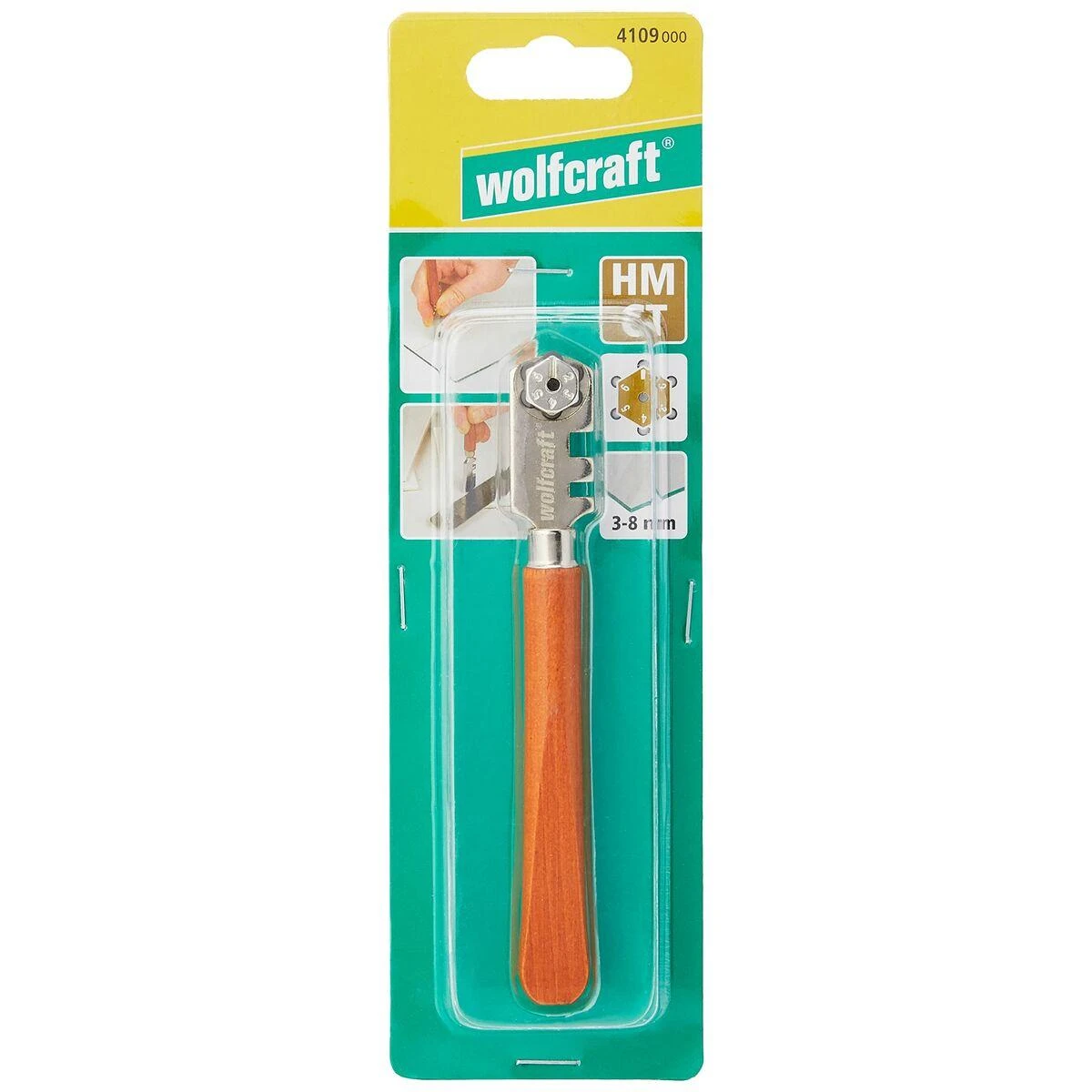 „Wolfcraft“ stiklo pjoviklis 3–8 mm (4109000)