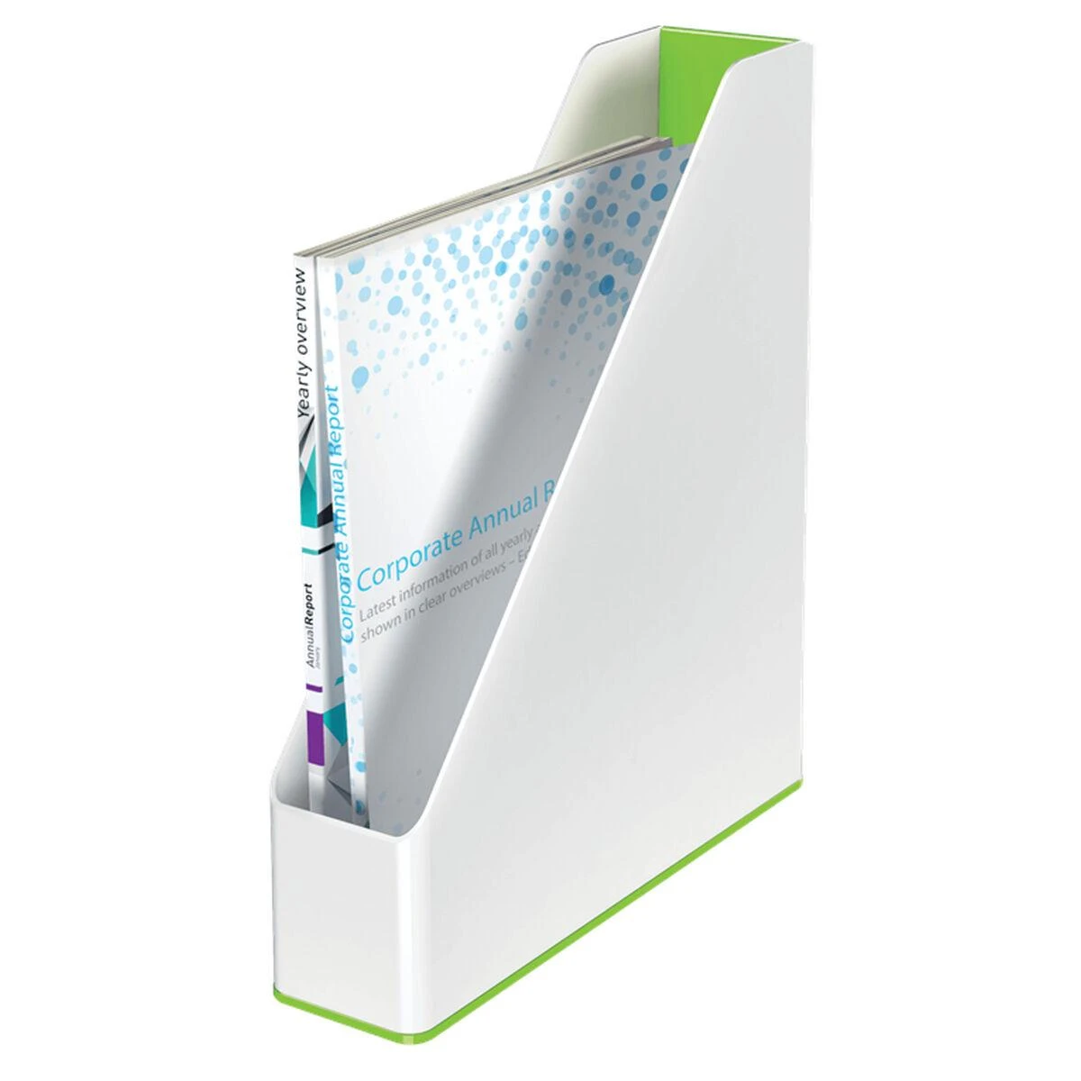 Leitz WOW DUO stovas dokumentams, žalias