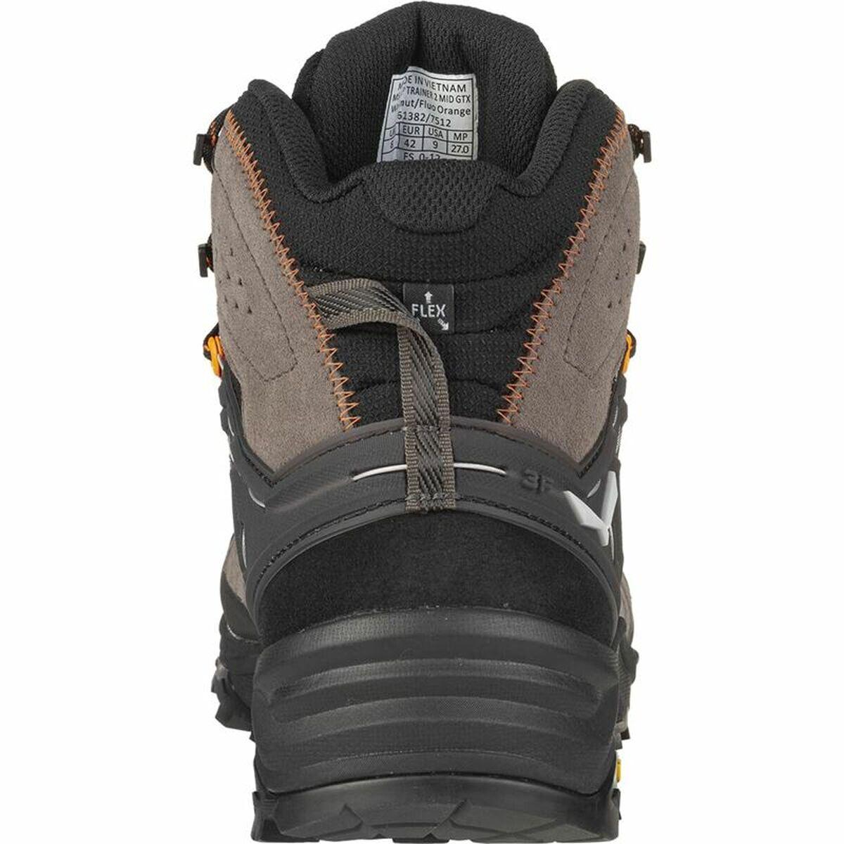 Buty alp trainer 2 mid gtx-wallnut-fluo oranžinis-uk 9,5 (44) SALEWA