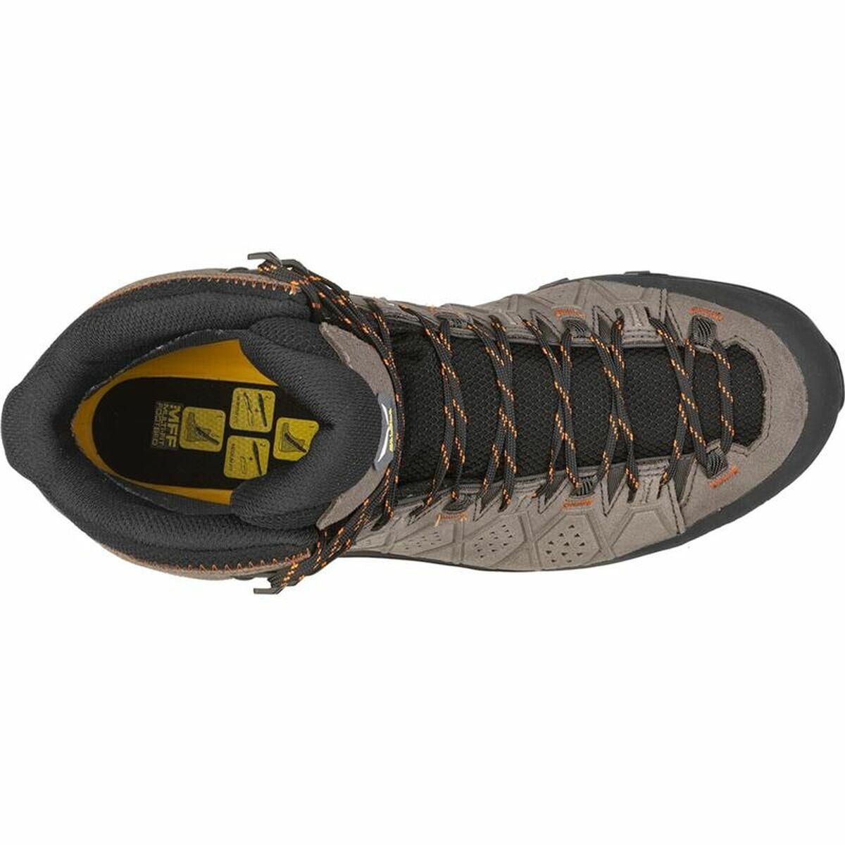 Buty alp trainer 2 mid gtx-wallnut-fluo oranžinis-uk 9,5 (44) SALEWA