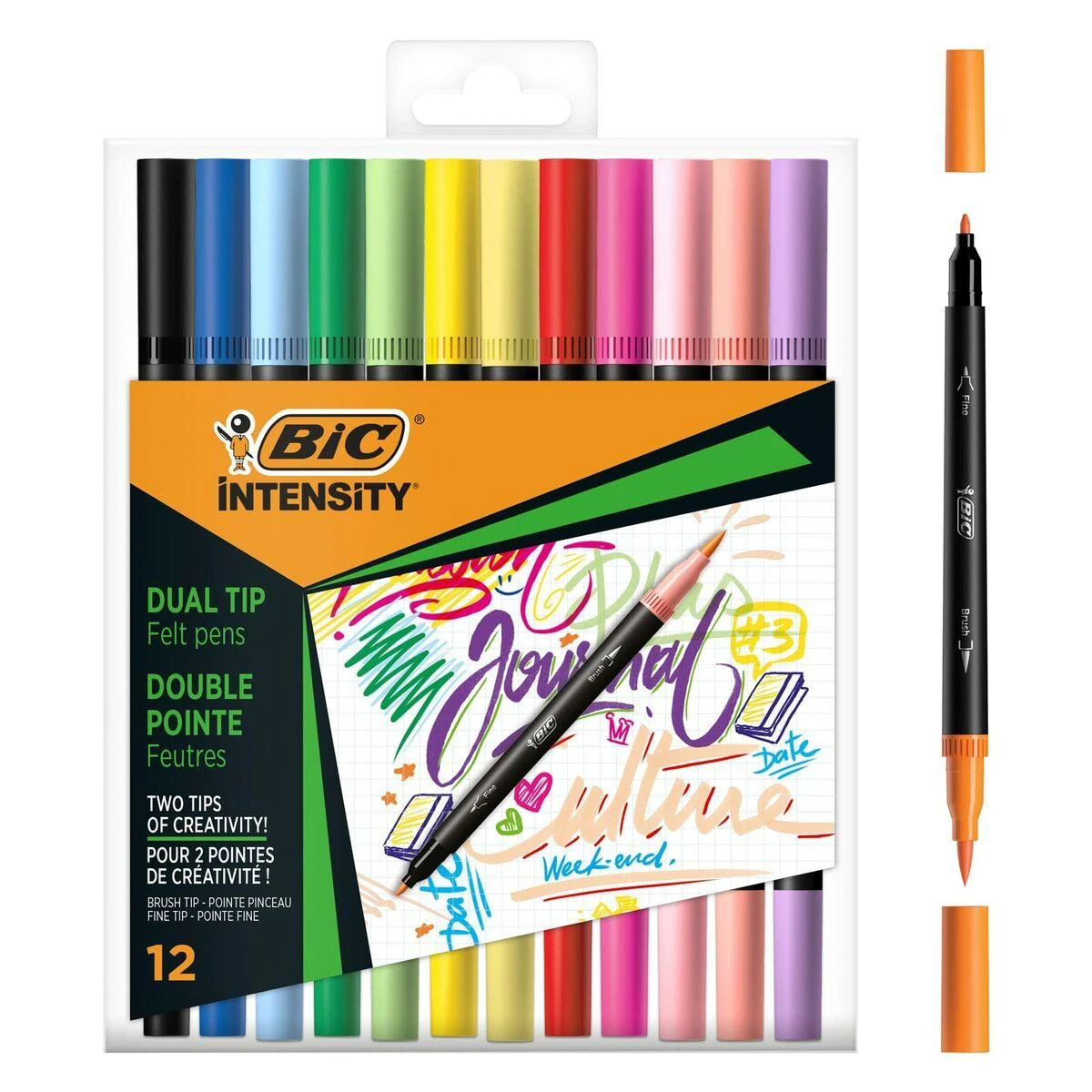 Bic Intensity Dual Tip 12 BIC Color Pen