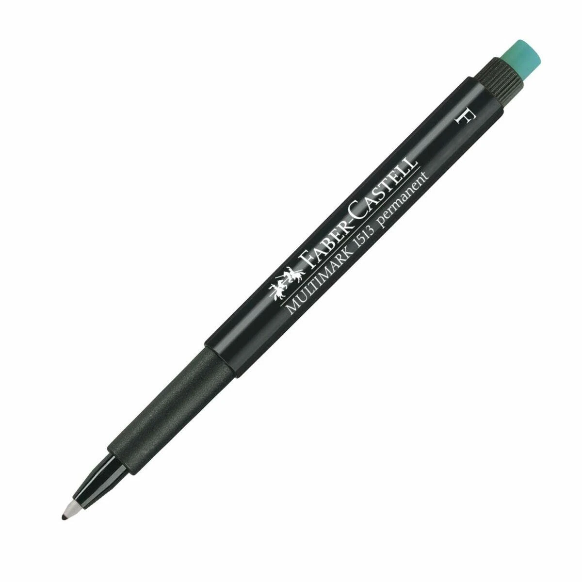 Žymeklis permanentinis Faber-Castell 1513 F, 0.6 mm, juodas 1213-046