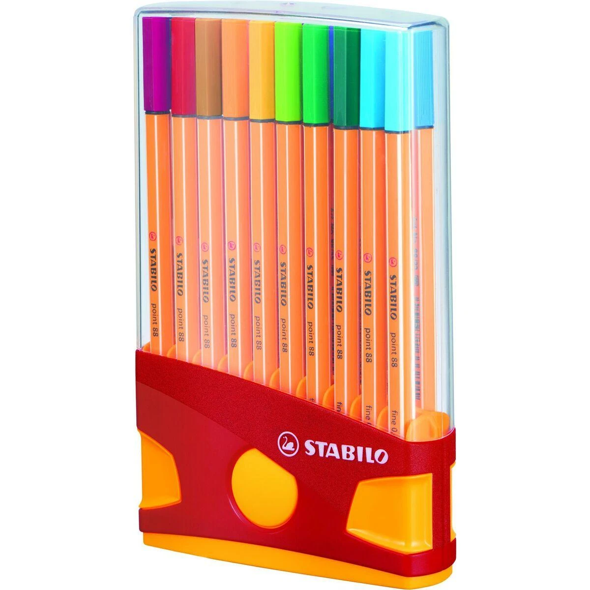 Stabilo point 88 rašiklių rinkinys dėkle