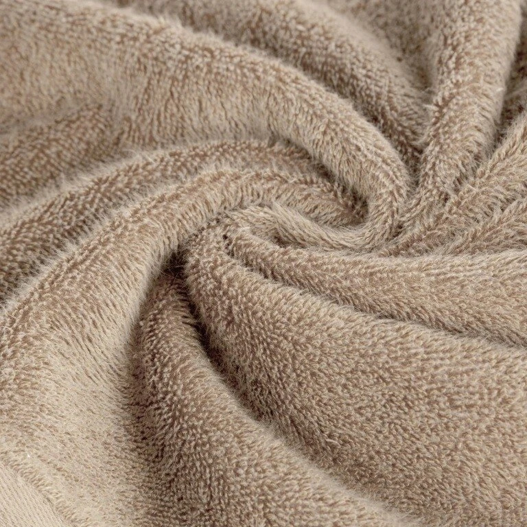 Bambuko medvilnės rankšluostis ESTERA BEIGE, 500g/m²