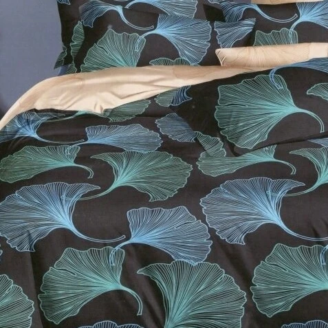 Deluxe medvilnės patalynės komplektas NEONINIAI VĖJAI, 2 dalių, 140x200 cm