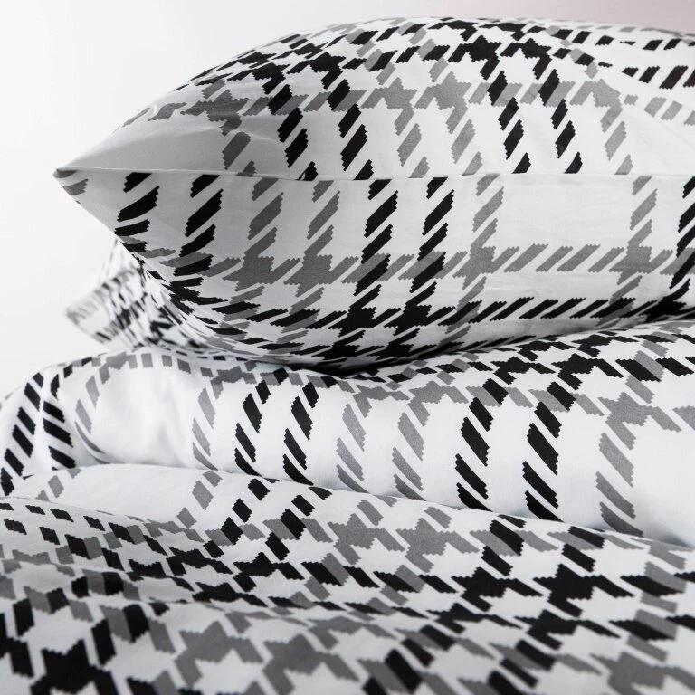 Deluxe satino patalynės komplektas MODERNUS VALSAS, 3 dalių, 200x220 cm