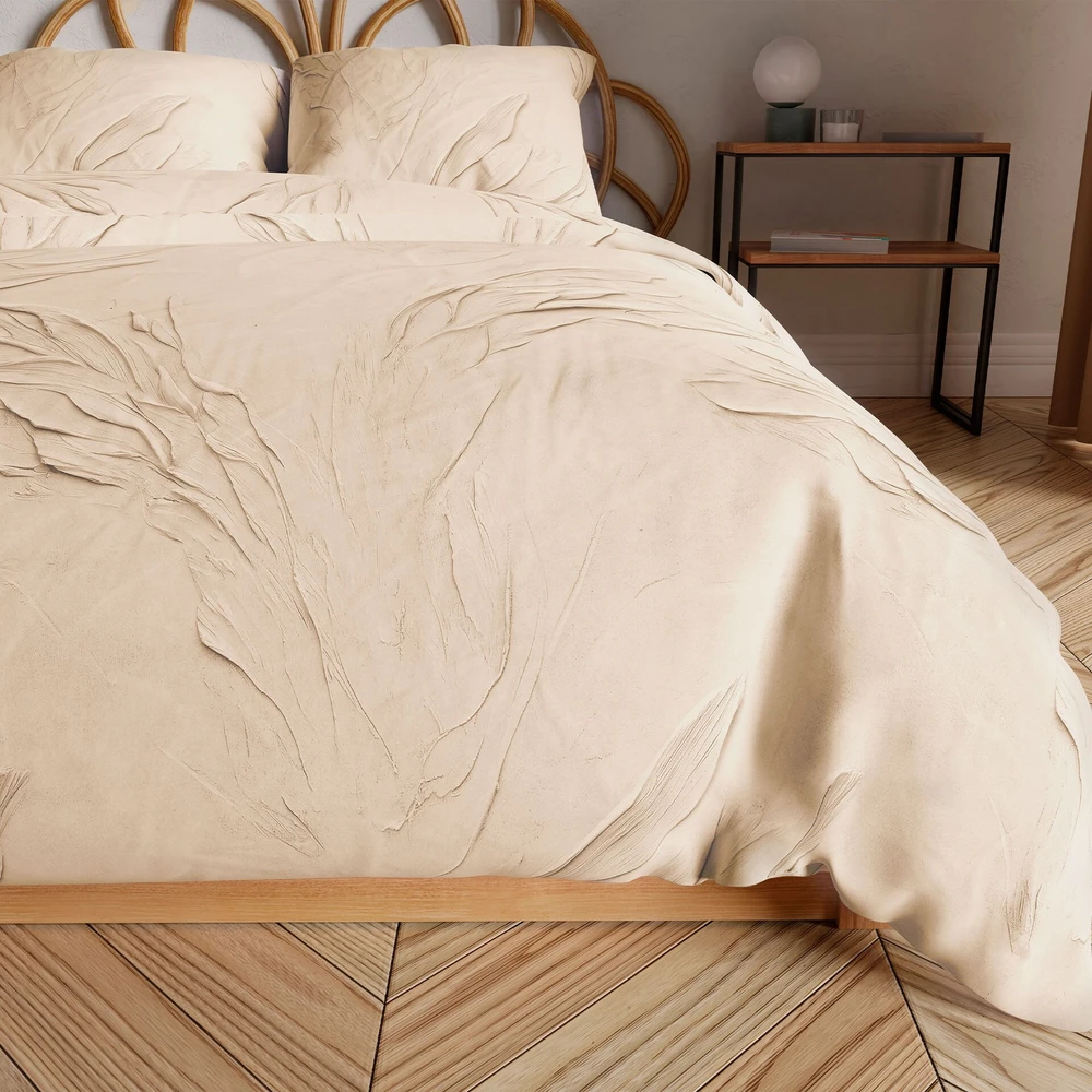 Deluxe satino patalynės komplektas ŠILKINĖ SVAJA, 3 dalių, 200x220 cm