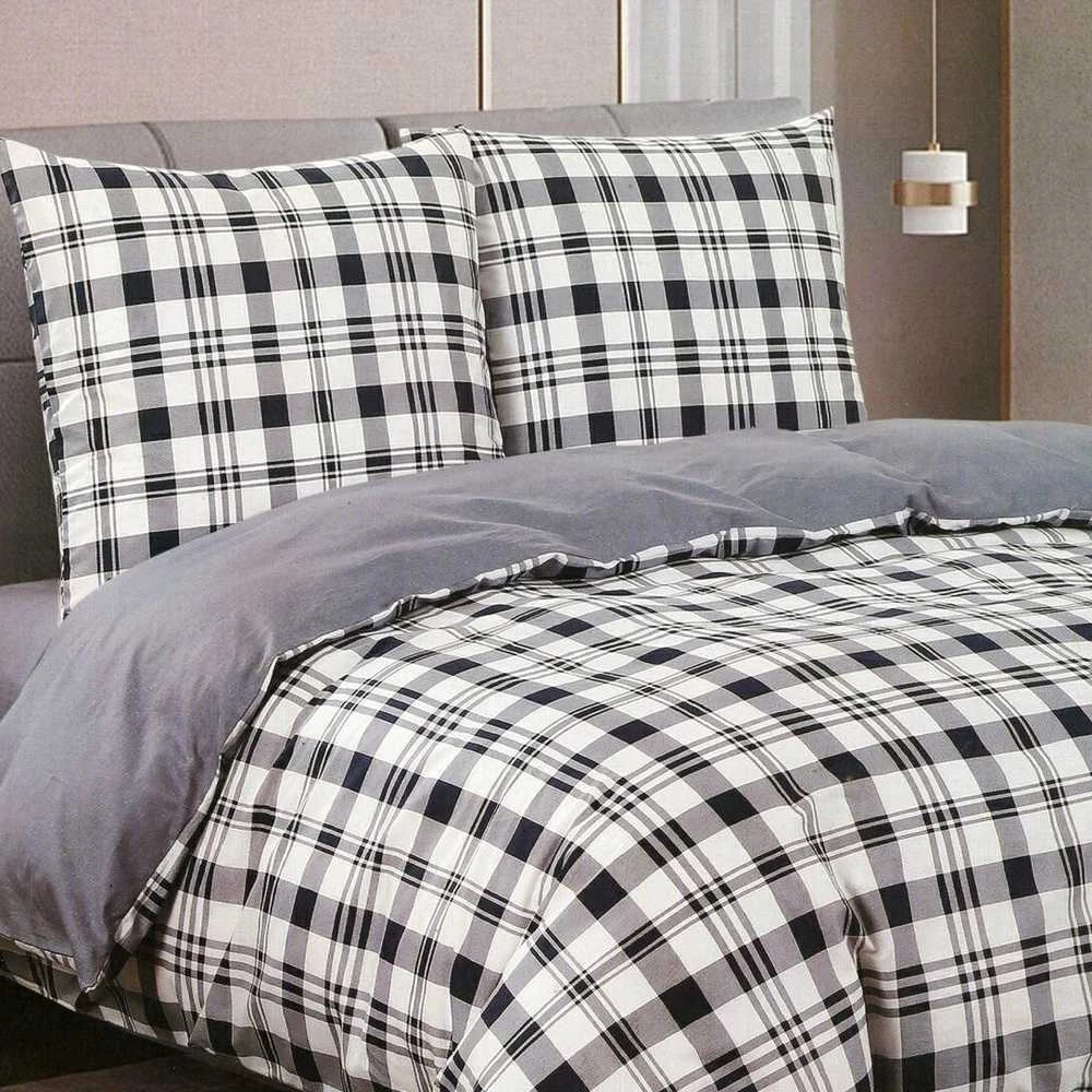 Deluxe medvilnės patalynės komplektas CLASSIC ELEGANCE, 4 dalių, 200x220 cm