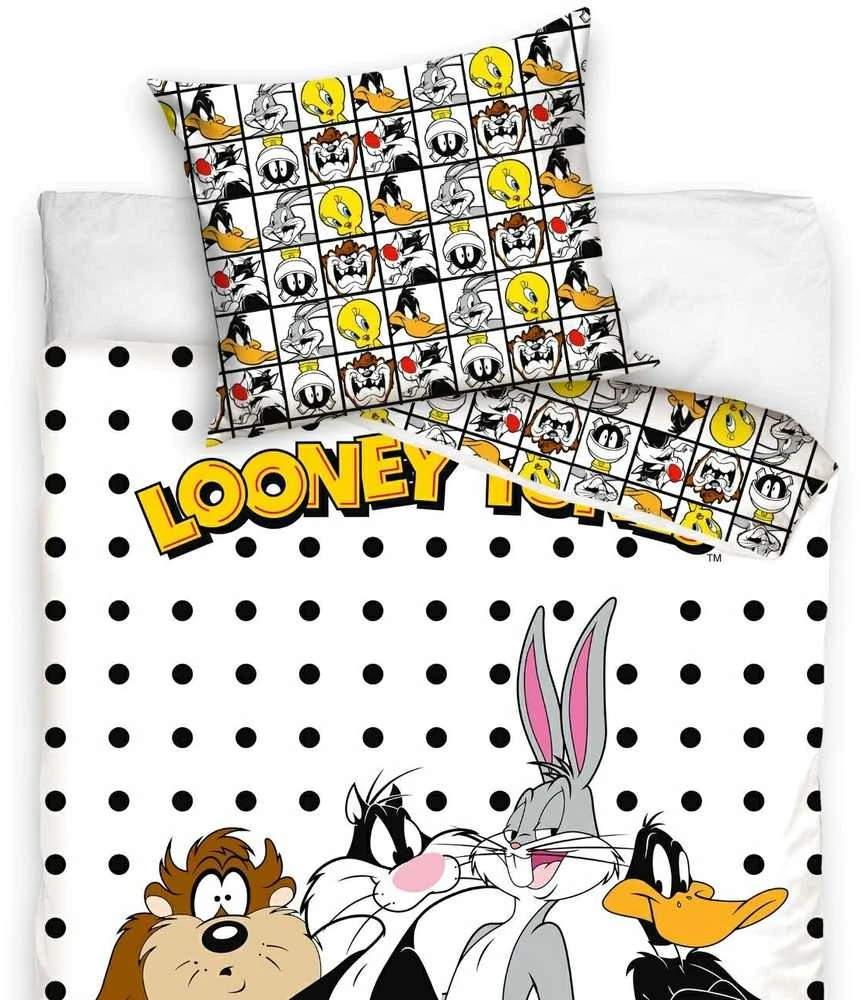 Dvipusis patalynės komplektas "Looney Tunes", 140x200 cm