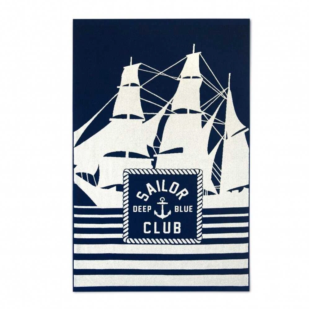 Egipto medvilnės paplūdimio rankšluostis SAILOR CLUB