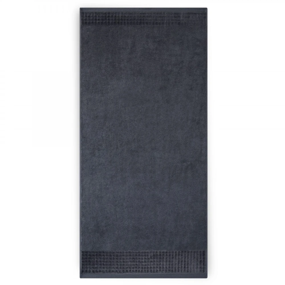 Egipto medvilnės vonios rankšluostis PAULINA (grafito), 500g/m²