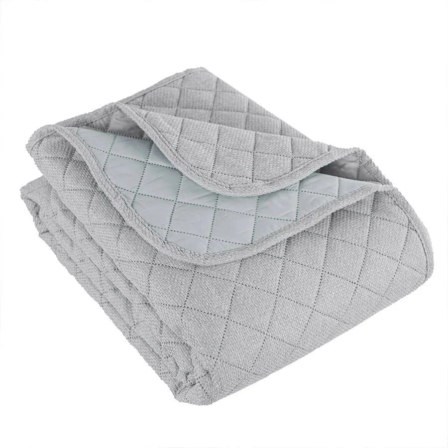 Lovatiesė MOLLY LIGHT GRAY, 220x240 cm (su pagalvių užvalkaliukais)