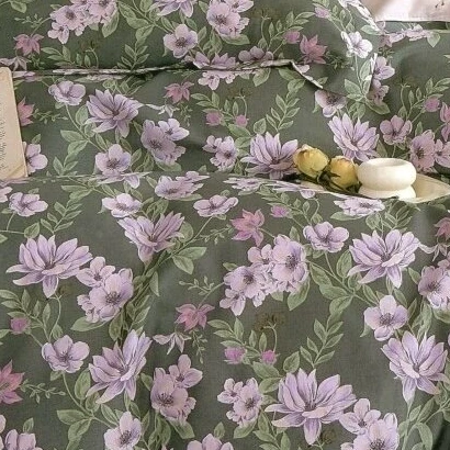 Patalynės komplektas Deluxe medvilnės patalynės komplekta VIJOKLIŲ ŠURMULYS, 3 dalių, 200x220 cm