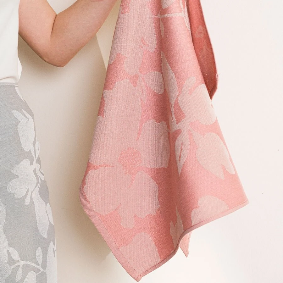 Pink Rožinė Egipto medvilnės virtuvinis rankšluostis SOFIKO BEIGE-Rožinis, 50x70 cm