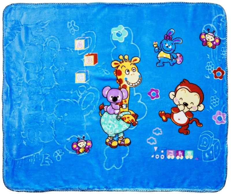 Pledas "Draugai" (mėlyna), 90x100 cm