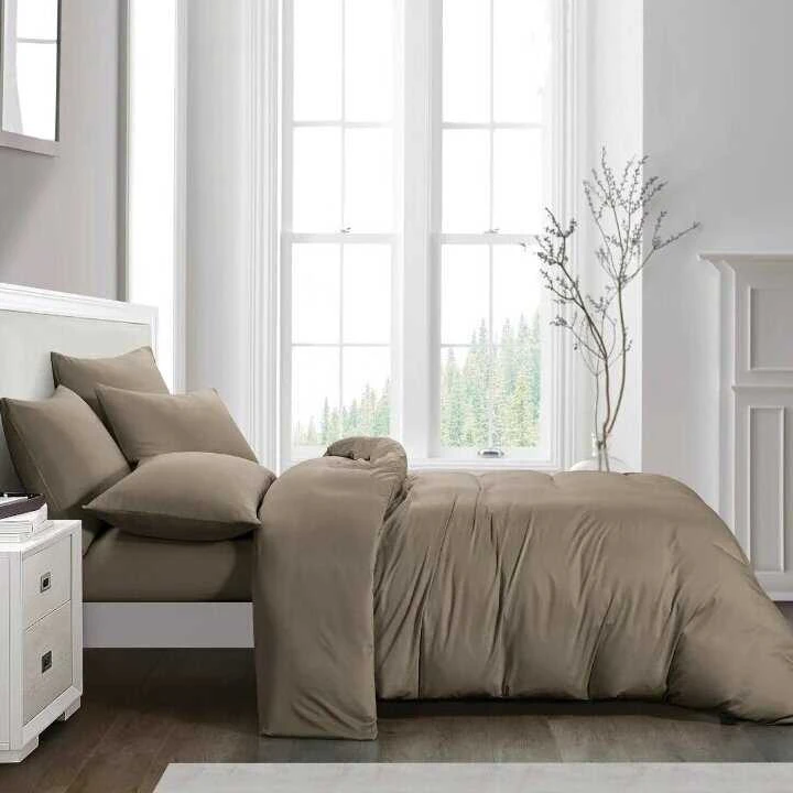 Saules Patalyne Bambuko patalynės komplektas TAUPE, 200x220 cm