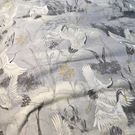 Saules Patalyne Flanelės patalynė vaikams GANDRO SKRYDIS, 100x135 cm
