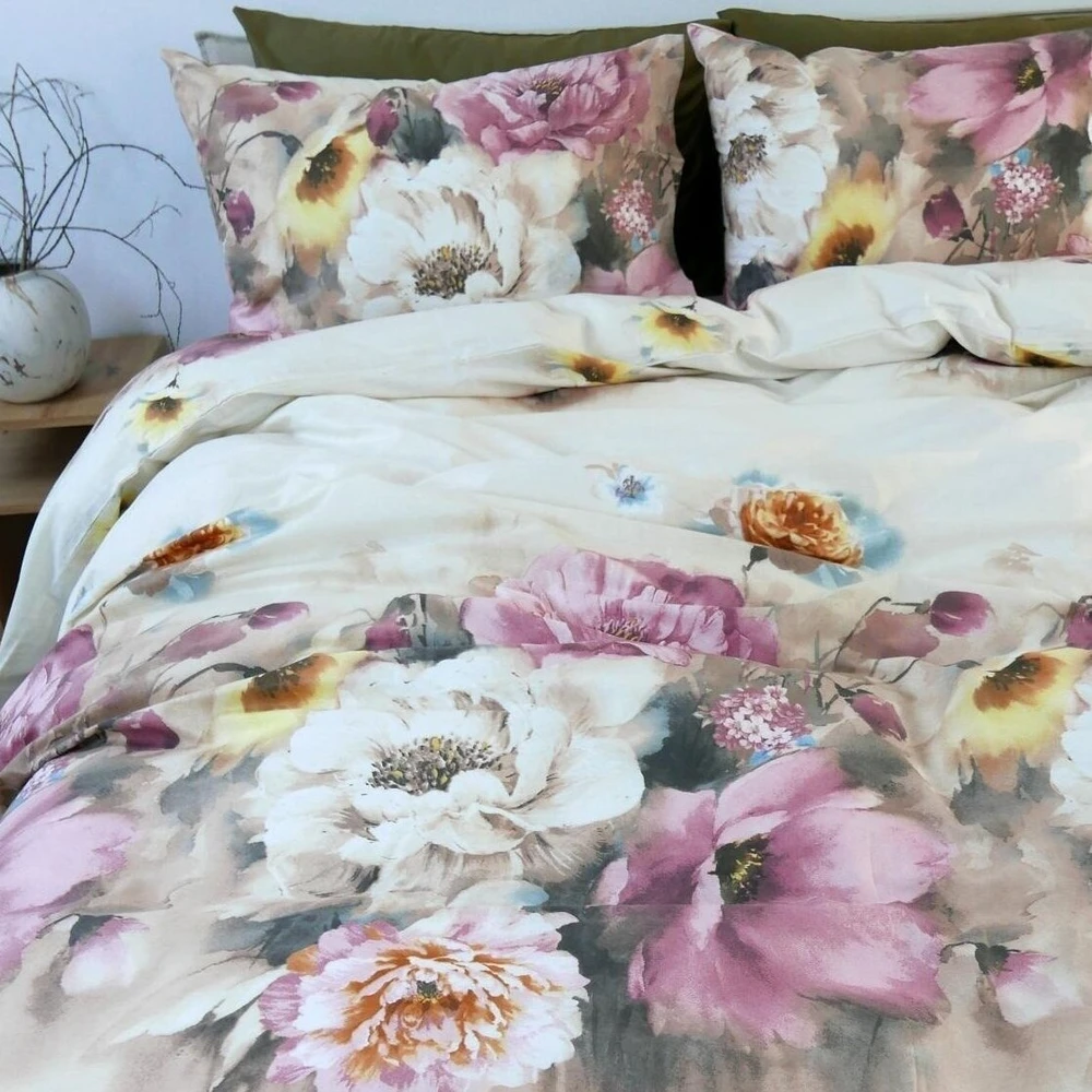 Saules Patalyne Medvilninis patalynės komplektas SVAJOKLIO PUOKŠTĖ, 3 dalių, 200x220