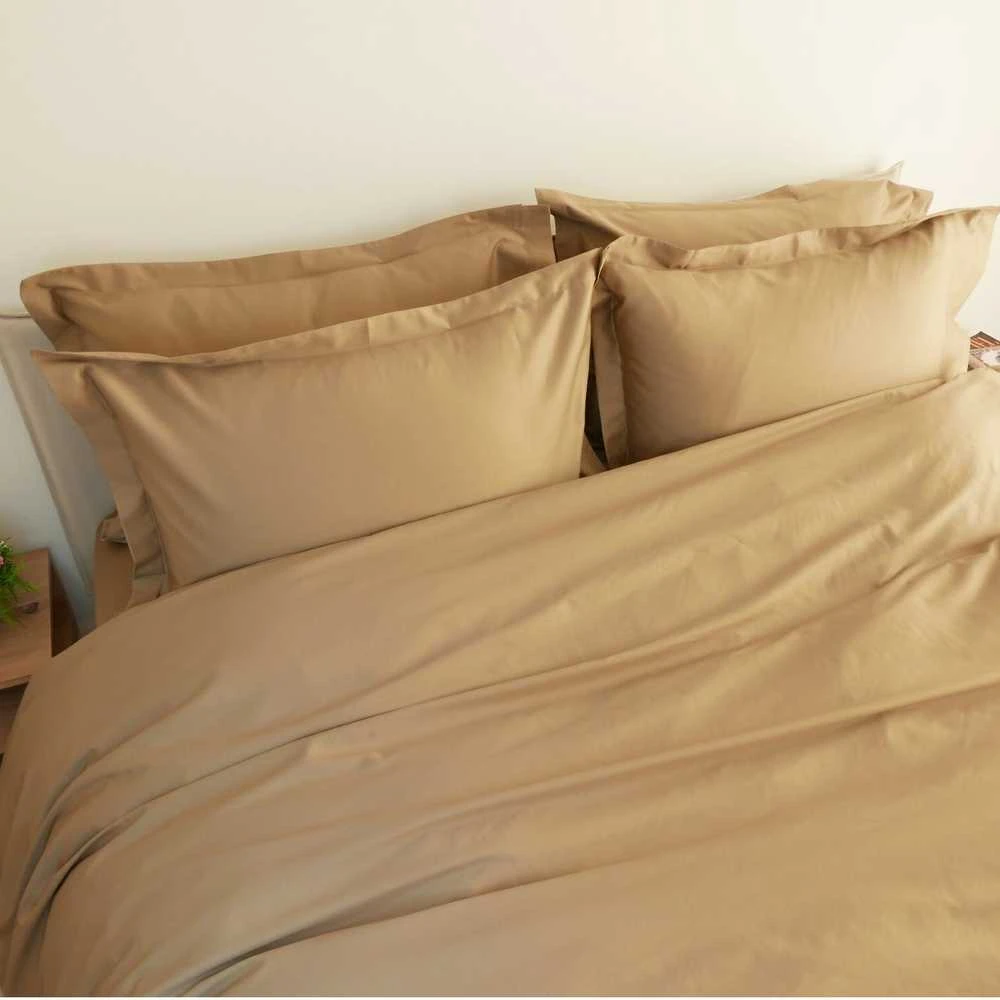 Saules Patalyne PREMIUM satino patalynės komplektas NUDE BROWN ROYAL, 140x200 cm