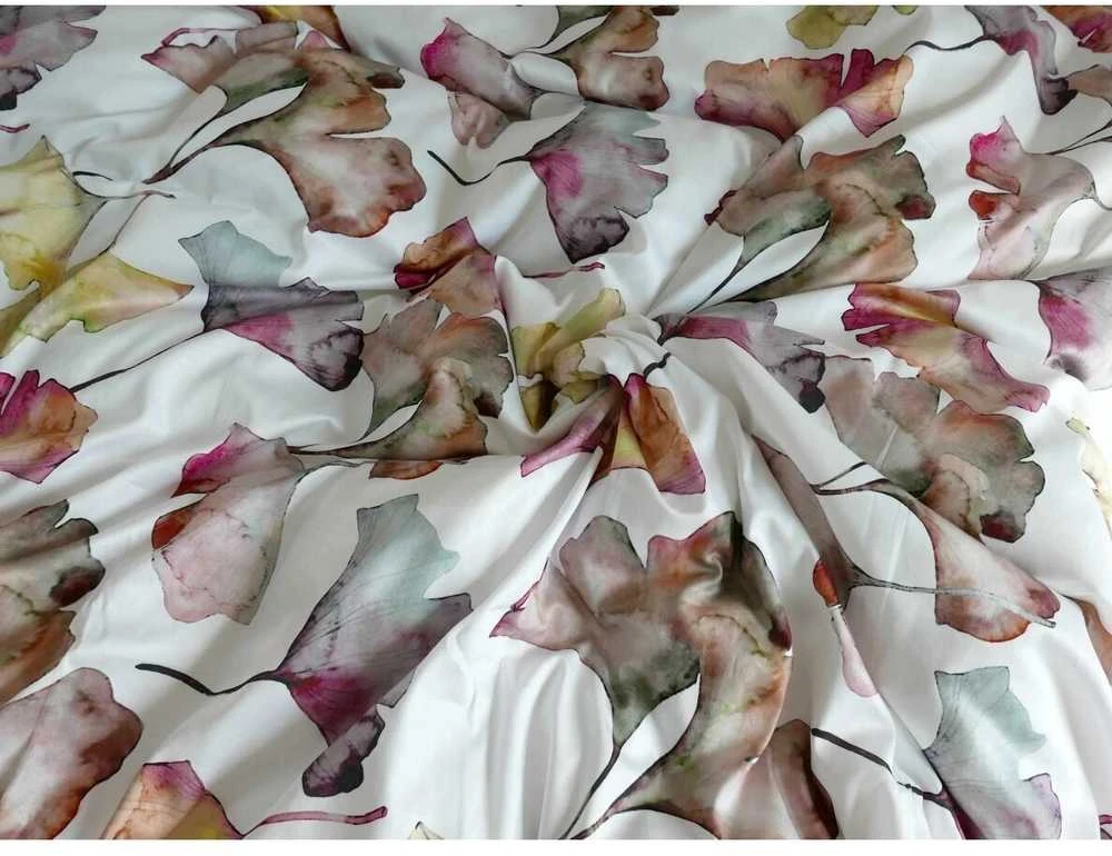 Saules Patalyne Satino patalynės komplektas SPALVINGAS RYTAS, 3 dalių, 200x220 cm