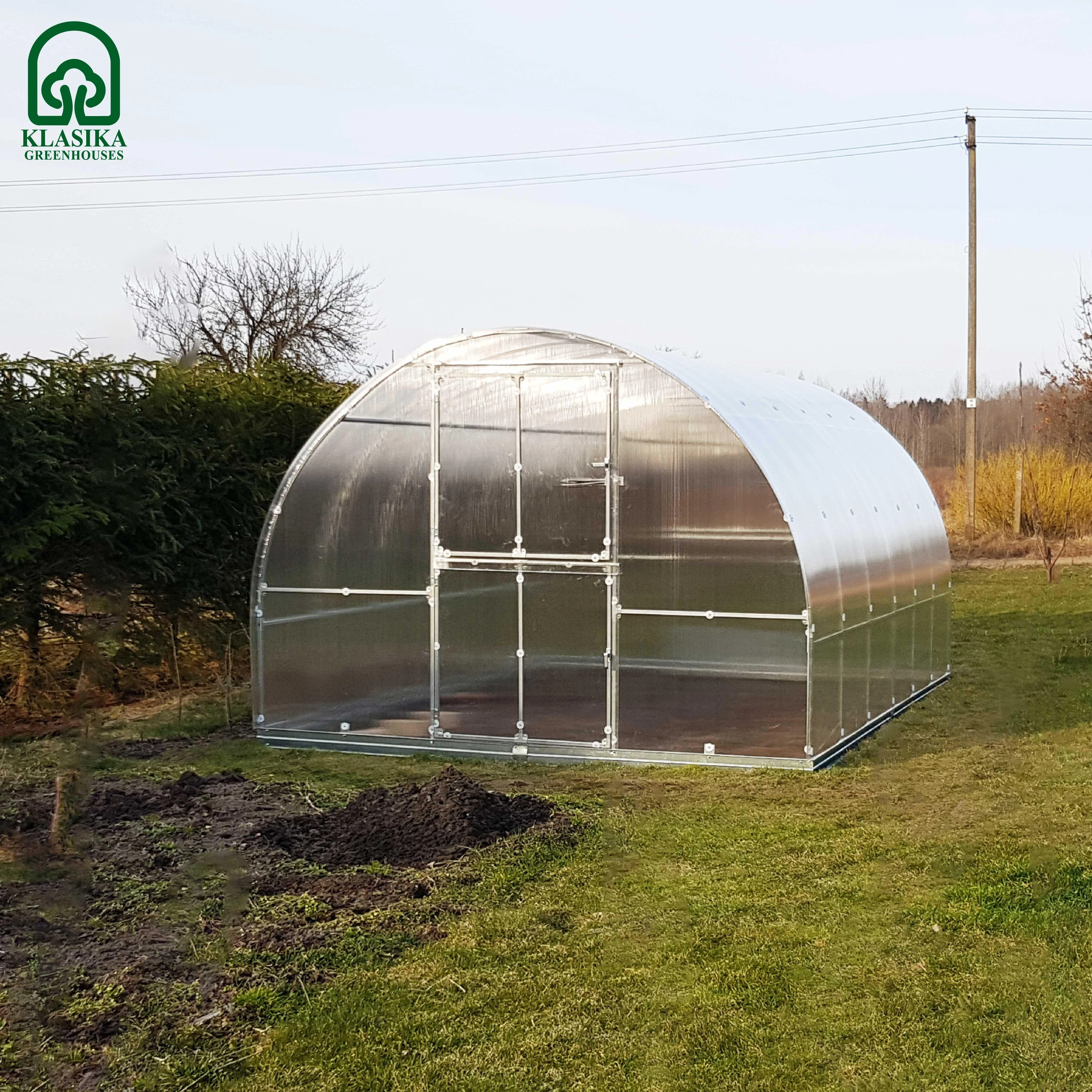 Meistro Kodas Arkinis šiltnamis KLASIKA TUBE 12 m2 6 mm danga 3 x 4 m (12 m2)