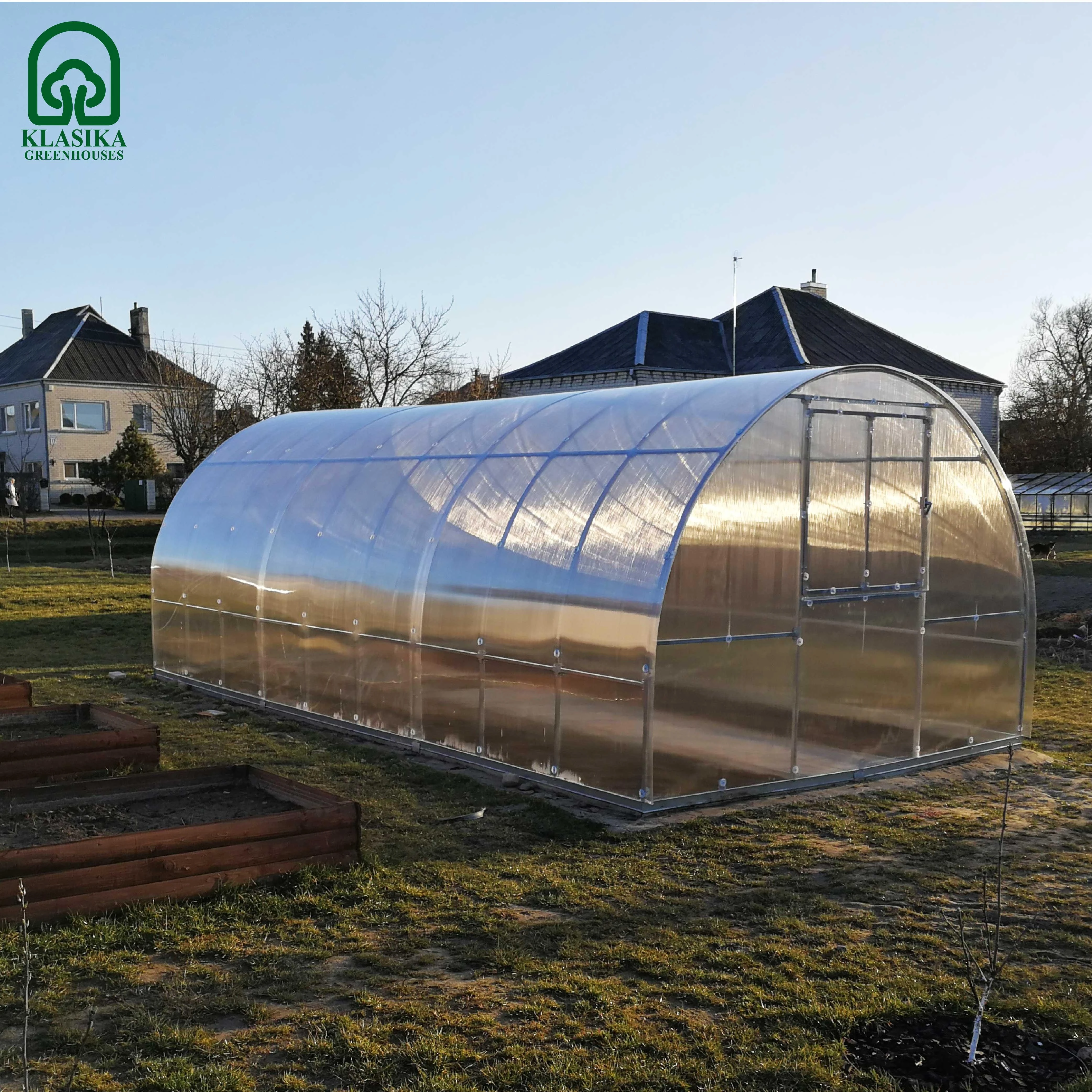 Meistro Kodas Arkinis šiltnamis KLASIKA TUBE 18 m2 4 mm danga 3 x 6 m (18 m2)