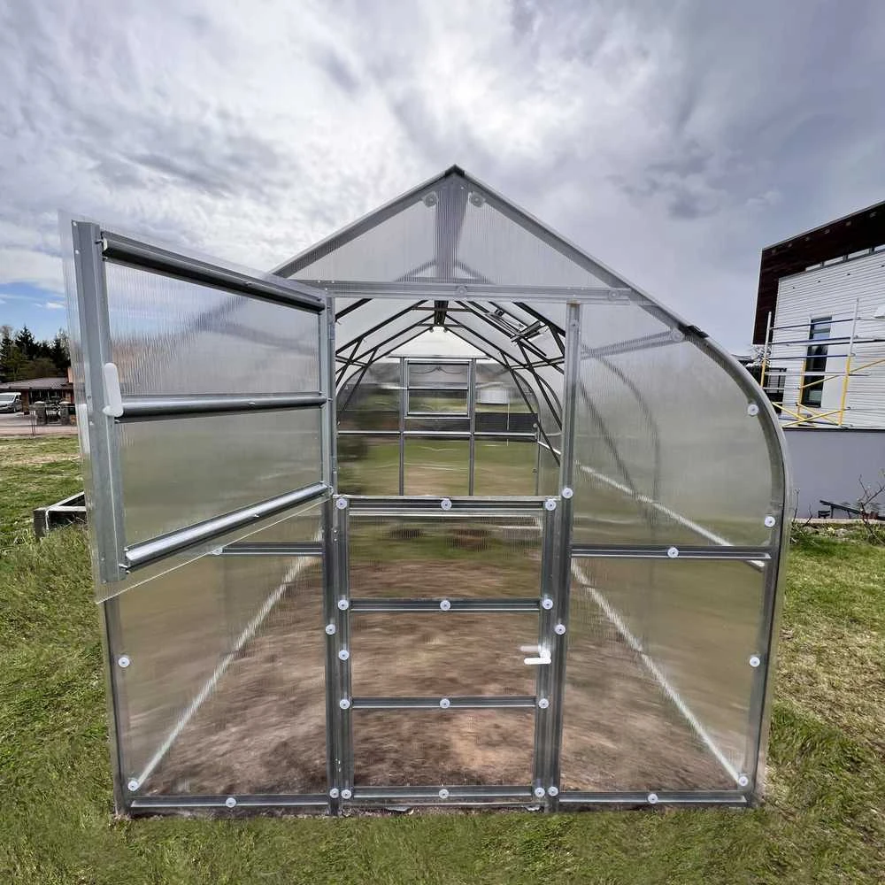 Meistro Kodas KLASIKA DROP šiltnamis 2,5x2 (5 m2) su 6 mm danga