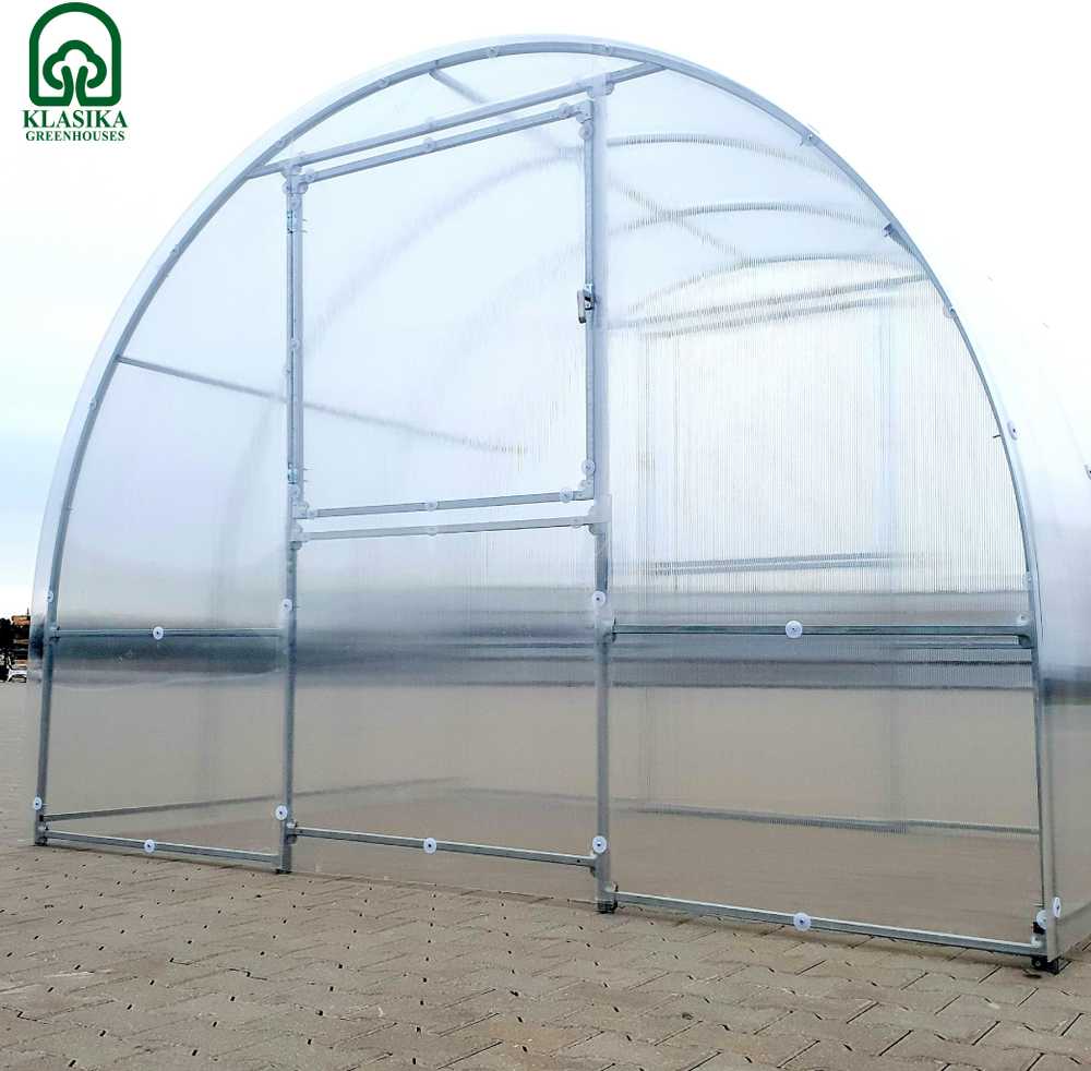 Meistro Kodas Šiltnamis KLASIKA EASY arkinis šiltnamis 3x8 m (24m2) 6mm danga