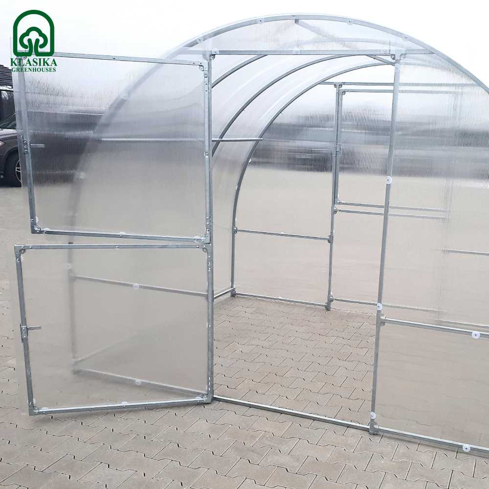 Meistro Kodas Šiltnamis KLASIKA EASY arkinis šiltnamis 3x8 m (24m2) 6mm danga