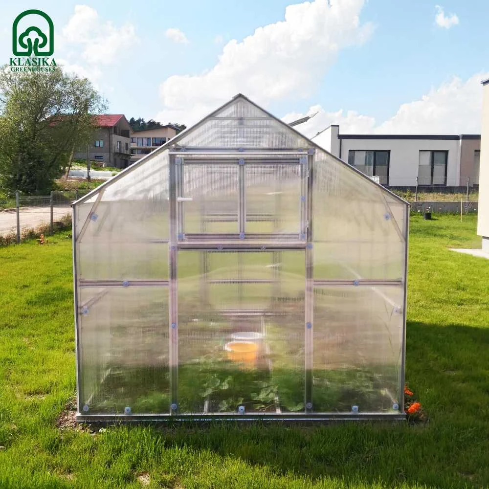 Meistro Kodas Šiltnamis KLASIKA*HOUSE 4 2,35 x 4,12 m (9,68 m2) 6 mm danga