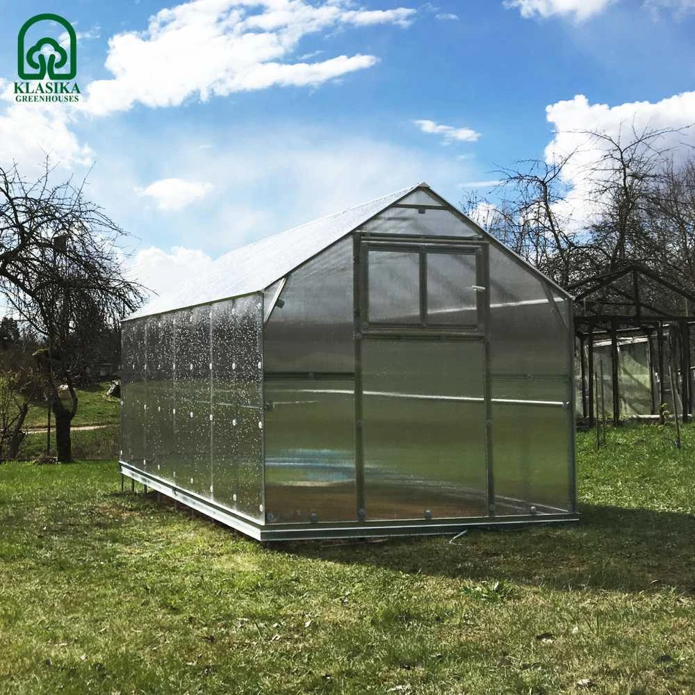 Meistro Kodas Šiltnamis KLASIKA*HOUSE 4 2,35 x 4,12 m (9,68 m2) 6 mm danga