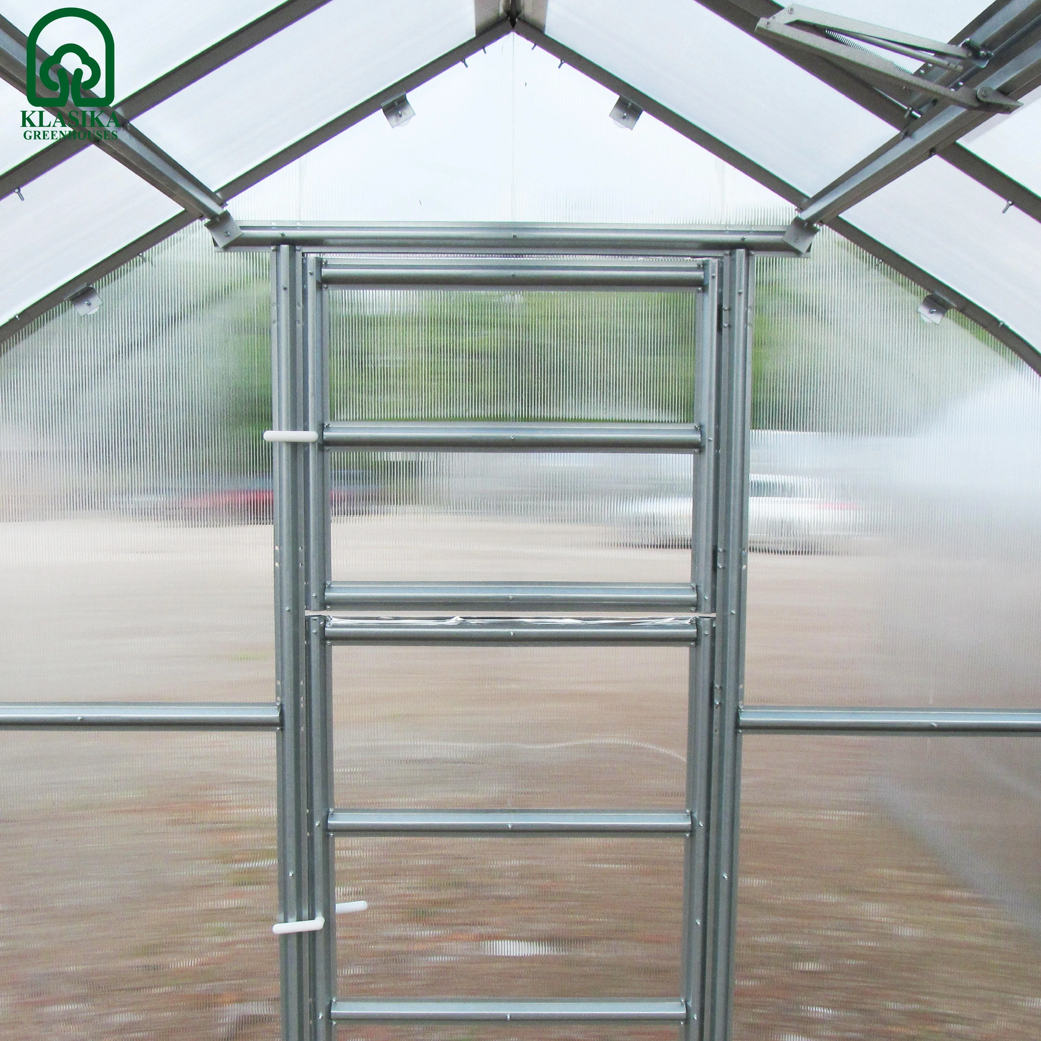 Meistro Kodas Šiltnamis STANDART*KLASIKA 10 m2/4 mm (2,5x4 m) 2 stoglangiai