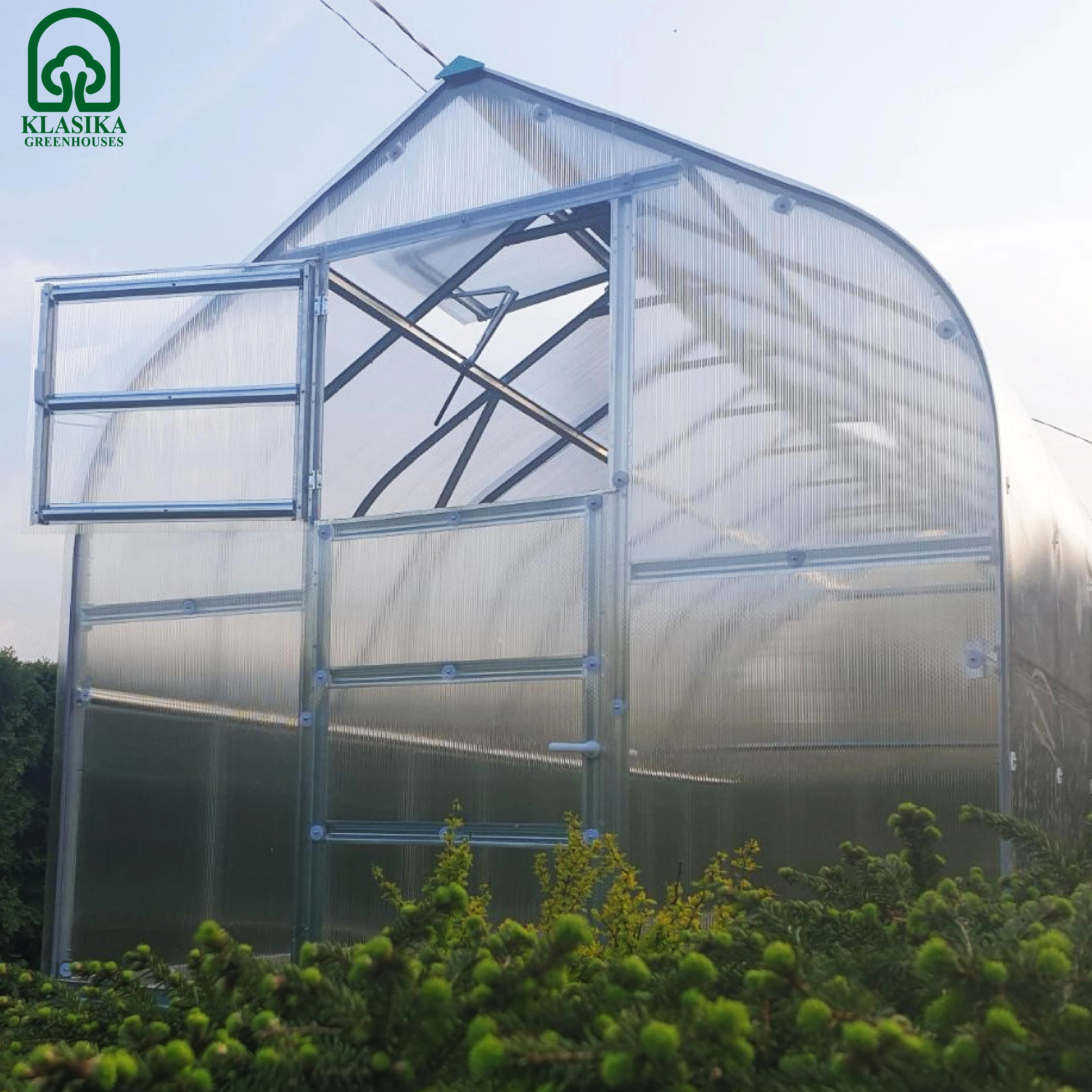 Meistro Kodas Šiltnamis STANDART*KLASIKA 10 m2/4 mm (2,5x4 m) 2 stoglangiai