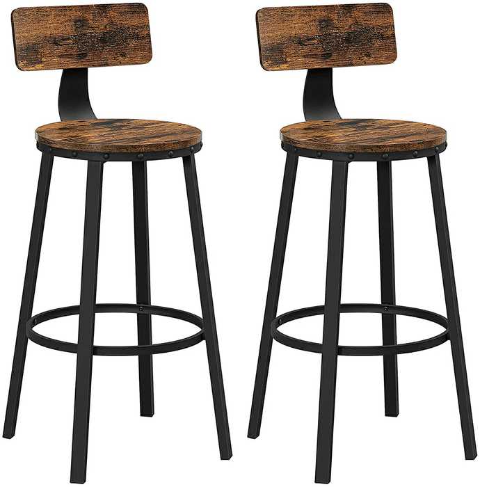 Shopme Industrinio dizaino baro taburetės. 2 vnt.