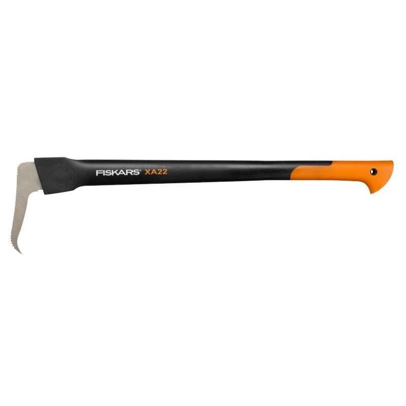 Fiskars Long sappie, forest tool, length: 78.5 cm, hardened steel/glass fibre reinforced plastic, incl. protective cover, black/orange, WoodXpert, XA22, 1003623