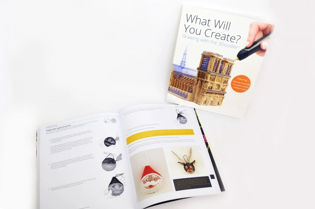 3DOODLER Create Book – 3D projektų rinkinys