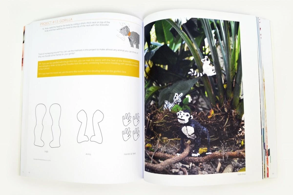 3DOODLER Create Book – 3D projektų rinkinys
