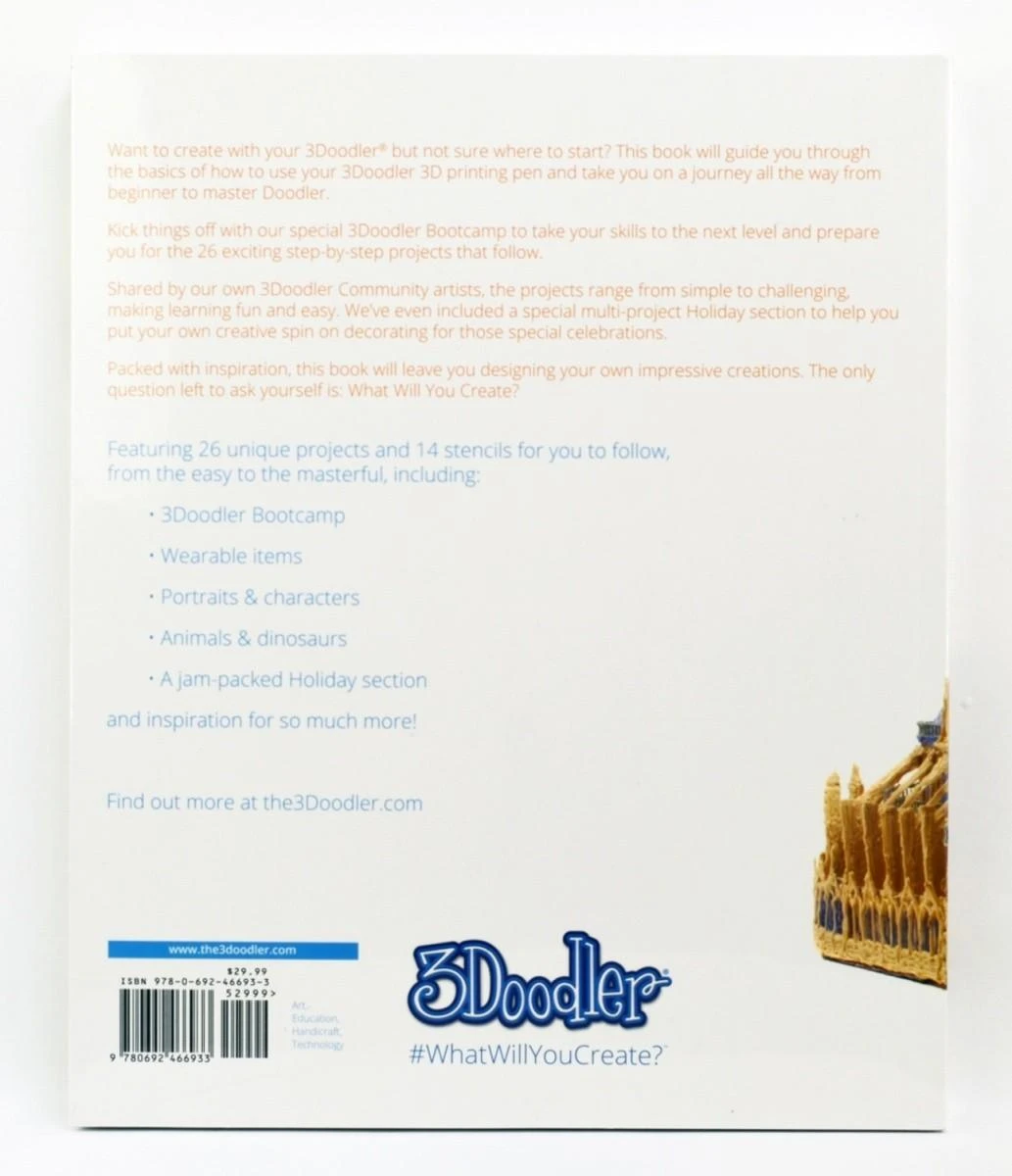 3DOODLER Create Book – 3D projektų rinkinys