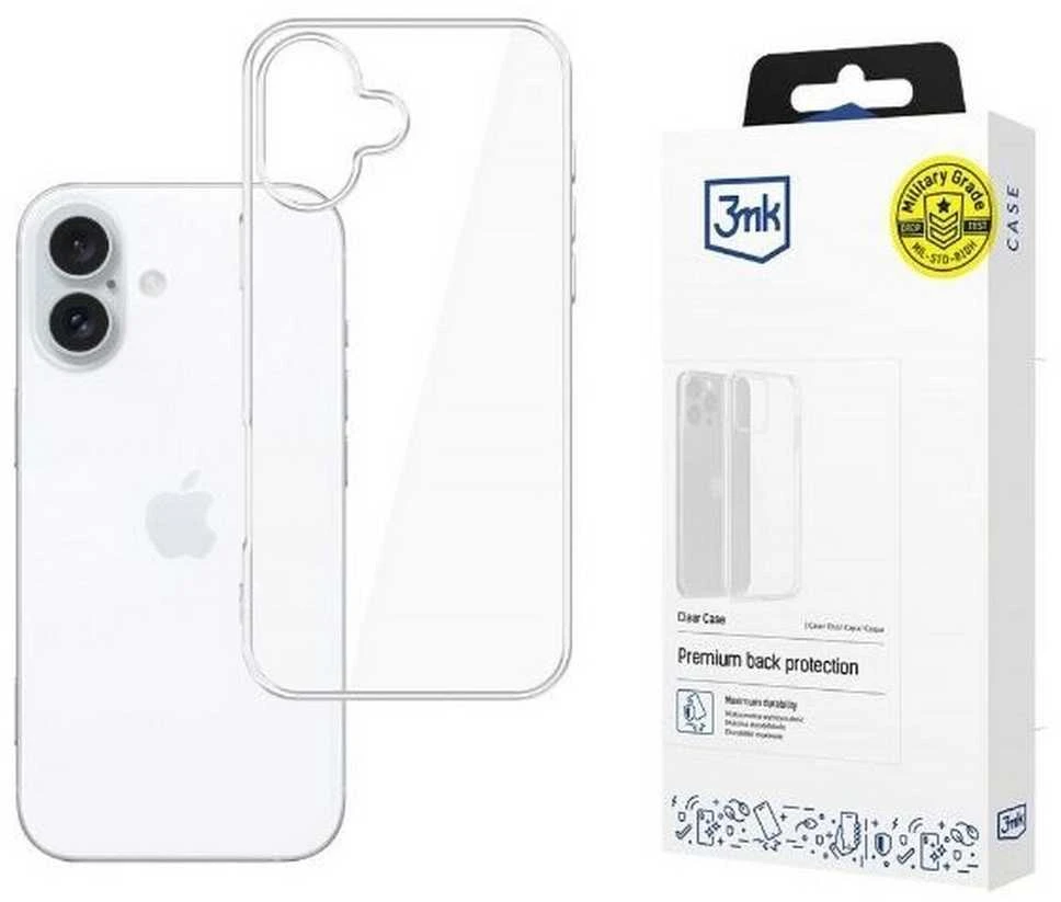 Dėklas 3mk Clear Case 1,2mm Apple iPhone 16