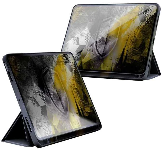 3MK Soft dėklas planšetiniam kompiuteriui Apple iPad Pro 12.9" 4/5/6 gen juodos spalvos