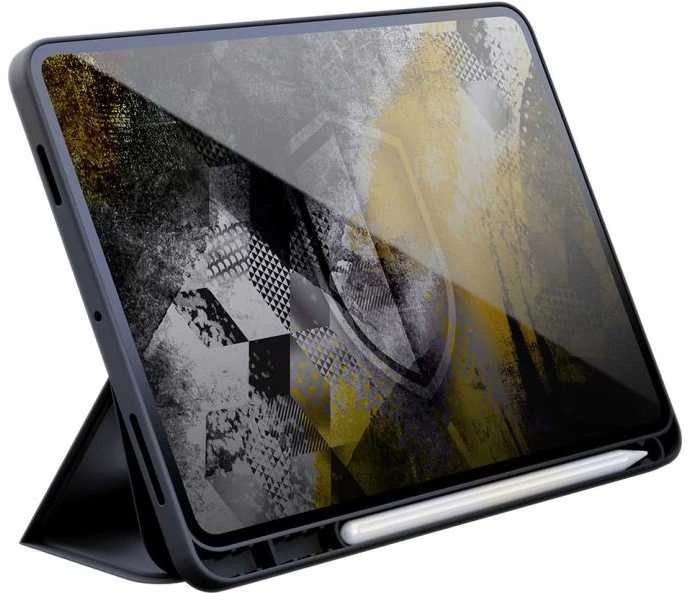 3MK Soft dėklas planšetiniam kompiuteriui Apple iPad Pro 12.9" 4/5/6 gen juodos spalvos